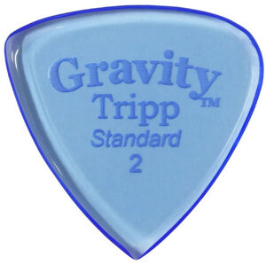 Gravity Picks GTRS2P Tripp Standard 2.0mm Polished Blue