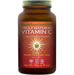 HealthForce Truly Natural Vitamin C Prášok 180 g