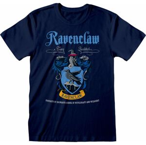 Harry Potter Tričko Ravenclaw Blue Crest Modrá M