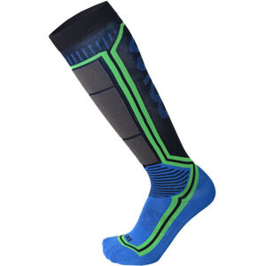 Mico Light Weight Argento X-Static Ski Socks Blue M