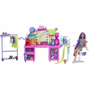 Mattel Barbie Extra šatník s bábikou Herný set