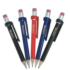 Masters Golf Pencils W/ Clip & Eraser X 5