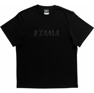 Tama Tričko T-Shirt Black with Black Logo Black L