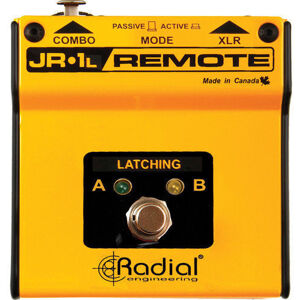 Radial JR1-L Latching Remote Nožný prepínač