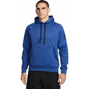 Nike Therma-FIT Hooded Mens Pullover Blue Void/ Game Royal/Heather/Black L