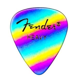 Fender 351 Shape Premium Pick Rainbow Heavy