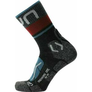 UYN Man Trekking One Merino Socks Anthracite/Blue 42-44 Ponožky