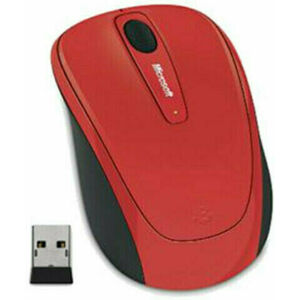 Microsoft Wireless Mobile Mouse 3500 Red Gloss