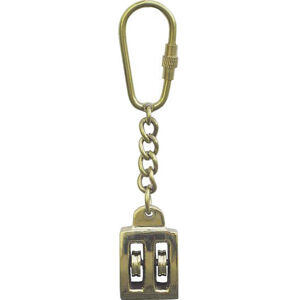 Sea-club Keyring Pully Double Brass