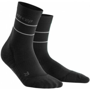 CEP WP5C5Z Compression Mid-Cut Socks Reflective Black IV