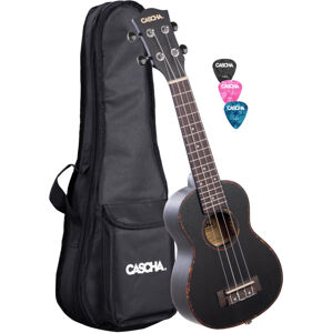 Cascha HH 2262 Premium Sopránové ukulele Čierna