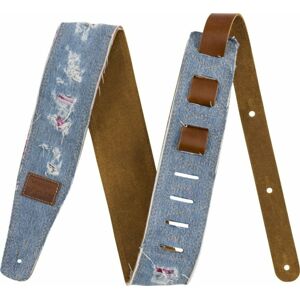 Fender Wrangler Ripped Paisley Denim Strap Indigo