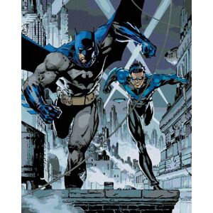 Zuty Maľovanie podľa čísiel Batman a Nightwing