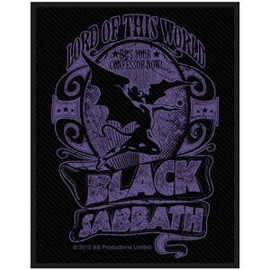 Black Sabbath Lord Of This World Nášivka Čierna