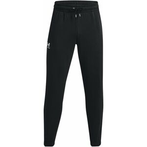 Under Armour Men's UA Essential Fleece Joggers Black/White 2XL Fitness nohavice