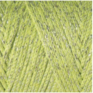 Yarn Art Macrame Cotton Lurex 2 mm 726 Light Green