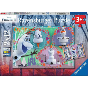 Ravensburger Puzzle Disney Ľadové kráľovstvo 2 Olaf 2 x 12 dielov