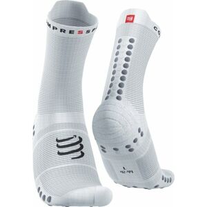 Compressport Pro Racing Socks v4.0 Run High White/Alloy T3