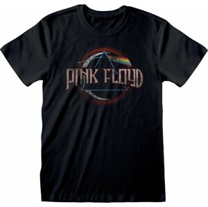 Pink Floyd Tričko Dark Side Circle Čierna L