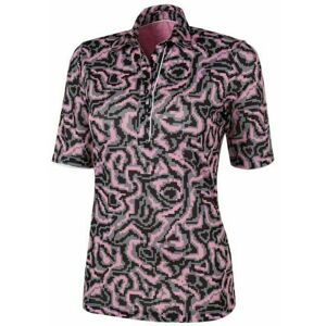Galvin Green Marissa Ventil8+ Women Polo Shirt Blush Pink/Black/Grey XL