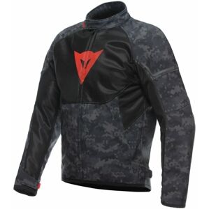 Dainese Ignite Air Tex Jacket Camo Gray/Black/Fluo Red 56 Textilná bunda