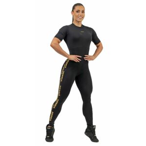 Nebbia Workout Jumpsuit INTENSE Focus Black/Gold XS