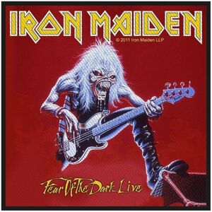 Iron Maiden Fear Of The Dark Live Nášivka Červená