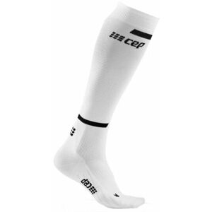 CEP WP300R Compression Tall Socks 4.0 White IV Bežecké ponožky