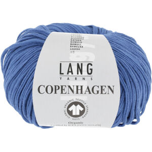 Lang Yarns Copenhagen (Gots) 0006 Blue Royal