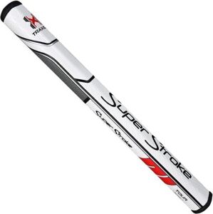 Superstroke Traxion Flatso 2.0 XL Putter Grip White/Red/Grey