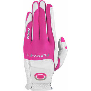 Zoom Gloves Hybrid Womens Golf Glove White/Fuchsia LH
