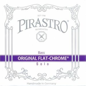 Pirastro Original Flat-Chrome Solo bass SET Struny pre kontrabas