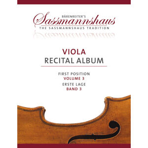 Bärenreiter Viola Recital Album, Volume 3 Noty