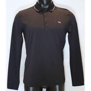 Brax Stuart Long Sleeve Mens Polo Shirt Black S