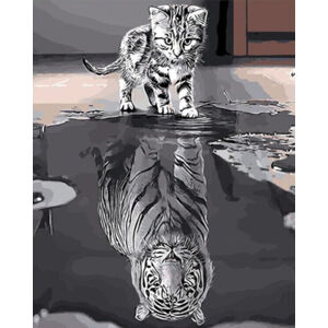 Gaira Maľovanie podľa čísiel Tiger