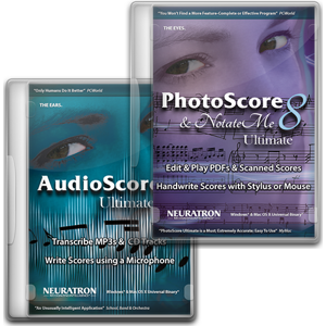 AVID PhotoScore & NotateMe Ultimate 8 & AudioScore Ultimate 8