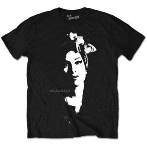 Amy Winehouse Tričko Scarf Portrait Čierna S