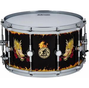 DDRUM Vinnie Paul 8x14 Dragon Signature Snare Drum 14" Custom Dragon Wrap Finish