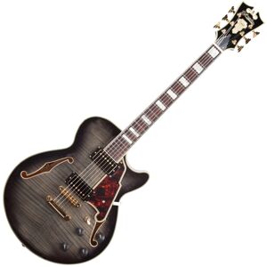 D'Angelico Excel SS Stop-bar Grey Black