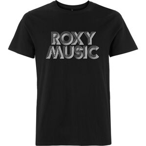 Roxy Music Tričko Retro Logo Čierna XL