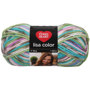 Red Heart Lisa Color 02083 Mineral Jacquard