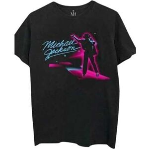 Michael Jackson Tričko Neon Čierna 2XL