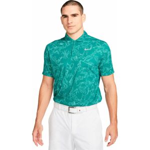 Nike Dri-Fit ADV Tiger Woods Mens Golf Polo Geode Teal/White M