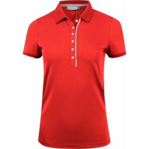 Kjus Womens Sia Polo S/S Cosmic Red 36