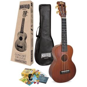 Mahalo MJ2-TBRK Koncertné ukulele Transparent Brown