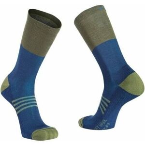 Northwave Extreme Pro High Sock Deep Blue/Forest Green M Cyklo ponožky