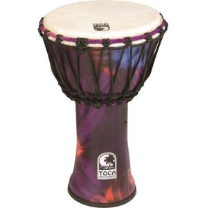 Toca Percussion SFDJ-12WP Freestyle Rope Djembe Woodstock Purple
