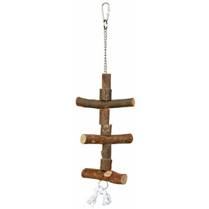 Trixie Toy With Rope Bark Wood Hračka pre vtáky 40 cm