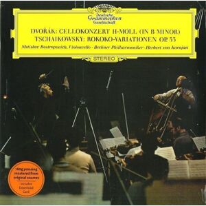 Herbert von Karajan - Dvorak & Tchaikovsky Cello Concerto & (LP)