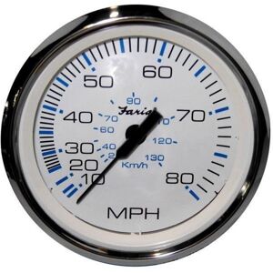 Faria Speedometer 70 MPH - White